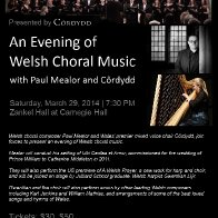 Welsh Choir Coming to New York!