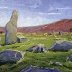 The Waldo Stones, Preseli Mountains, Pembrokeshire, 16x12 inch, oil.