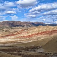 A view of the Painted Hills, Oregon