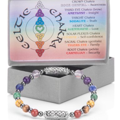 Celtic Chakra bracelet