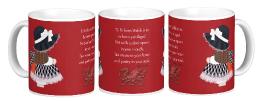 Little Welsh Lady, Poetry And Dragon Mug