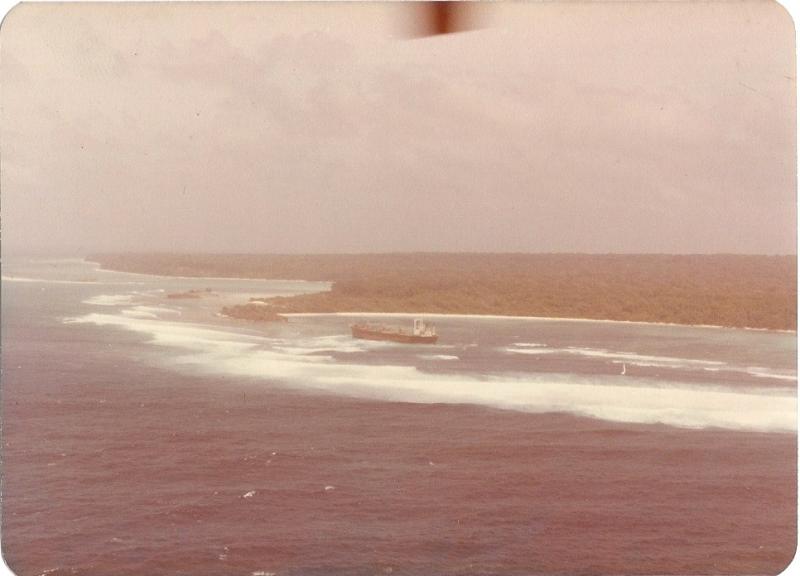 The ''Primrose'' stranded off North Sentinel Island