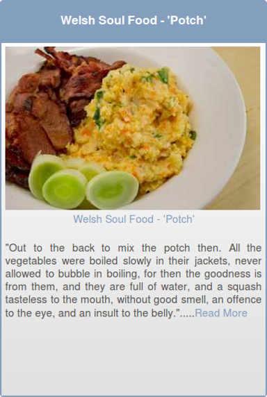 Welsh Soul Food - Potch