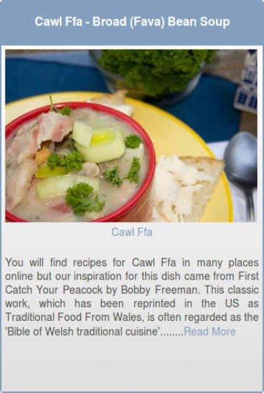 Cawl Ffa- Broad (Fava) Bean Soup