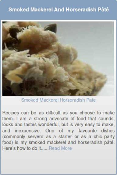 Smoked Mackerel And Horseradish Pate