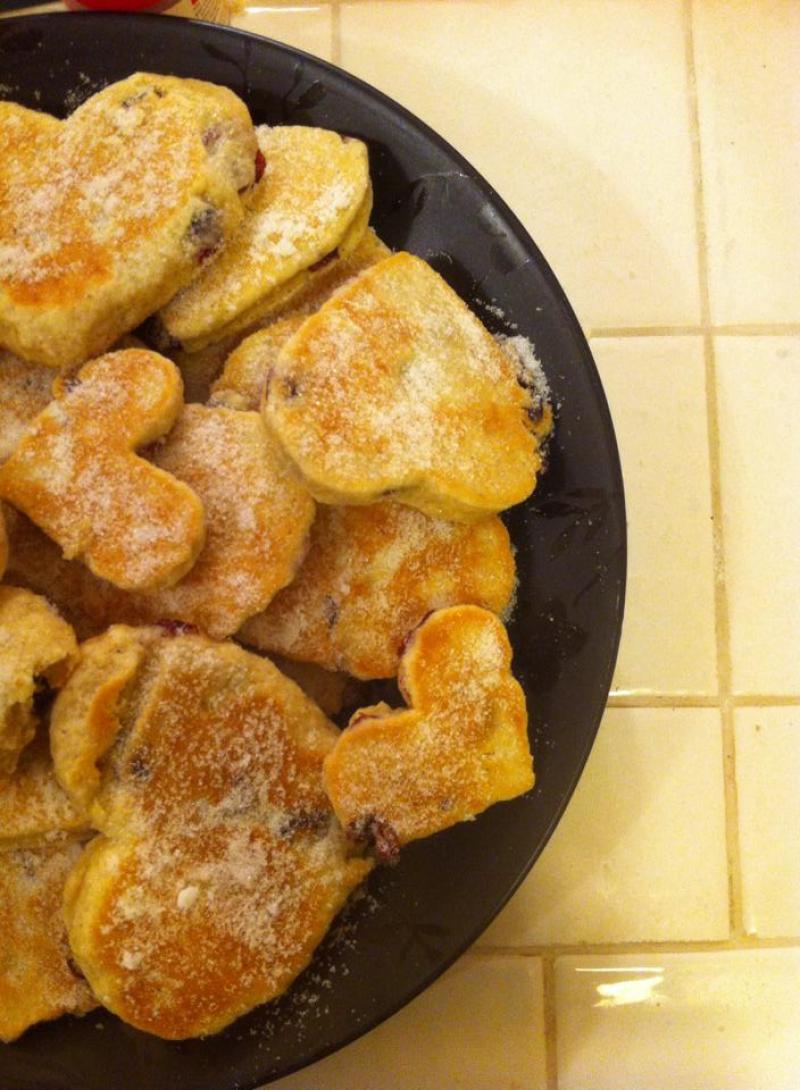 heart shaped welshcakes