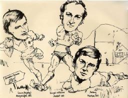 sketch of rugby players