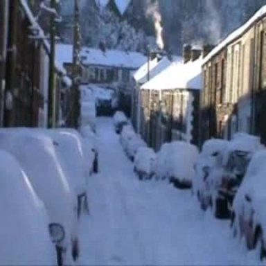 IN THE BLEAK MID WINTER 2010. PONTYPRIDD, WALES.